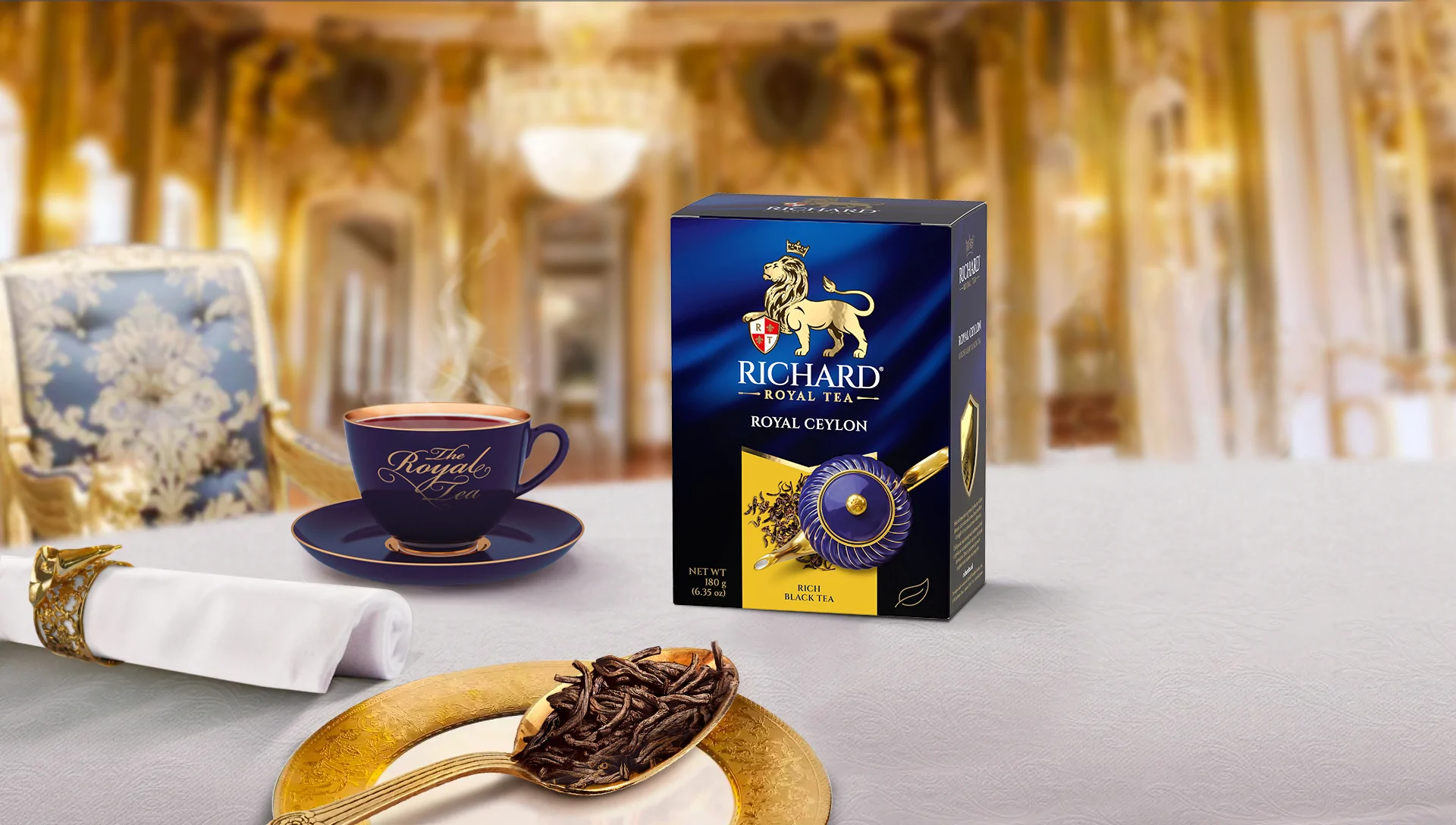 Классический черный чай Ричард Royal Ceylon 180г купить