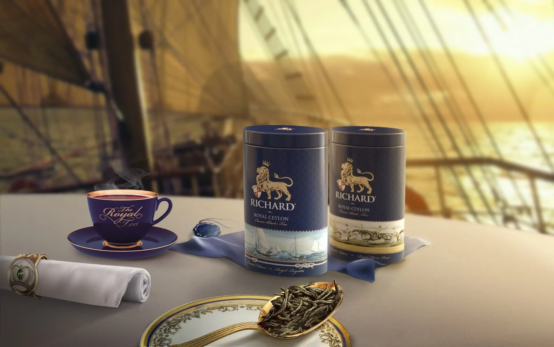 Чай Richard в подарочной упаковке Royal Ceylon 80гкупить