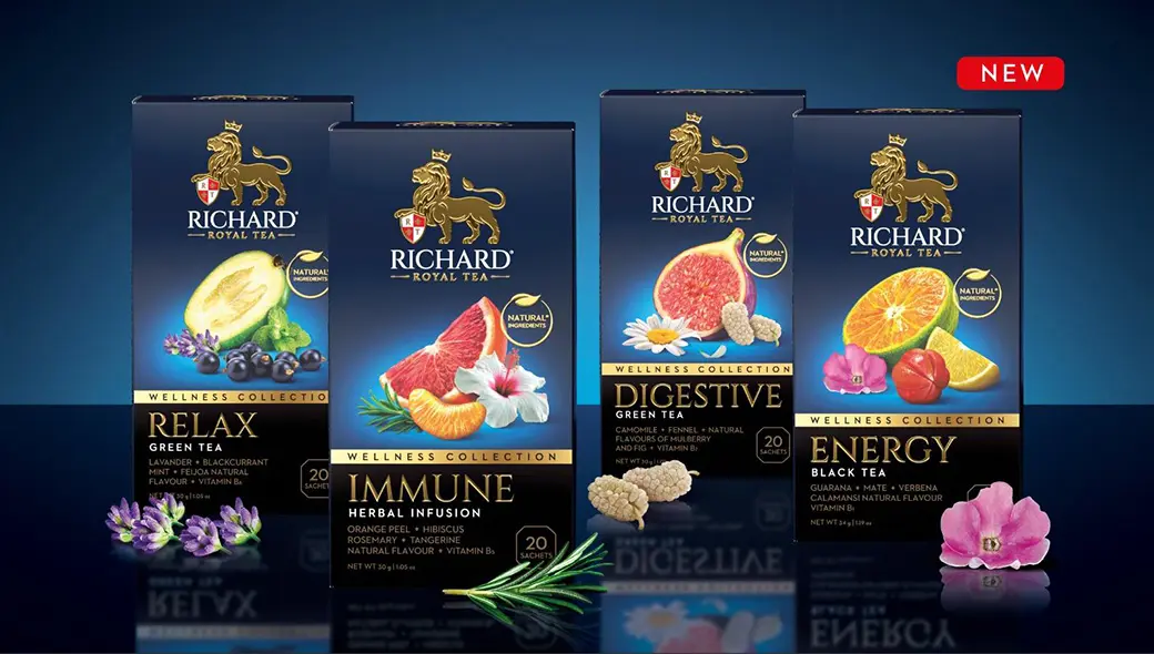 Коллекция RICHARD® Wellness: как работает чай с витаминами