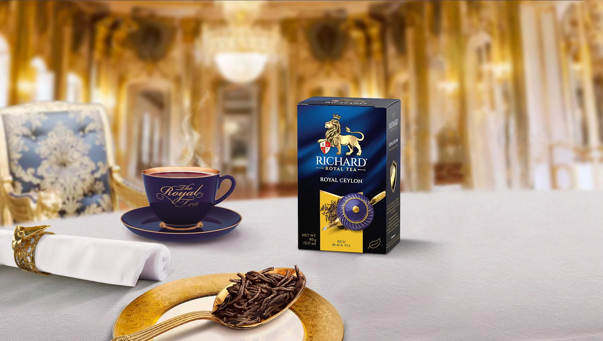 Классический черный чай Ричард Royal Ceylon  90г купить
