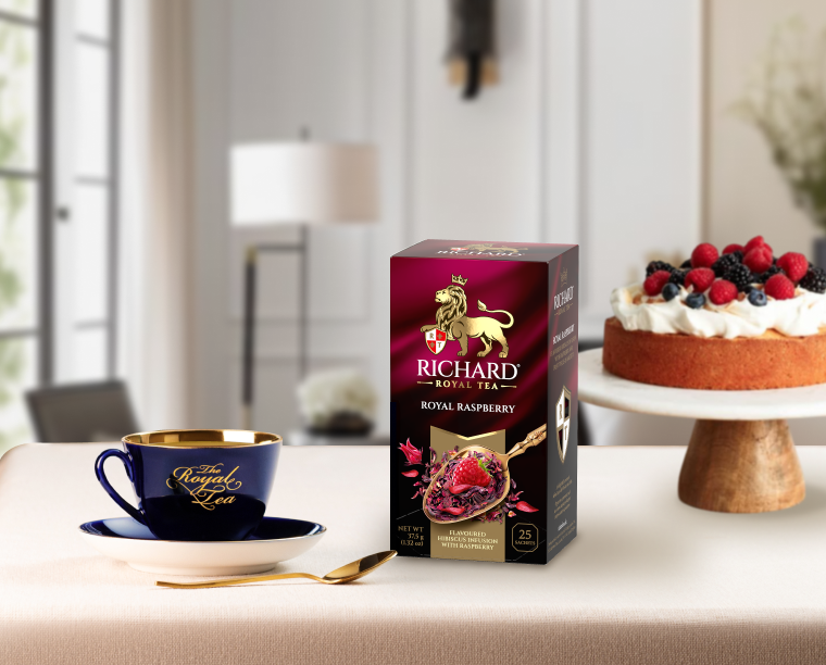 Royal Glamour Raspberry Чай Ричард с малиной Royal Raspberry 25 сашетов | Richard