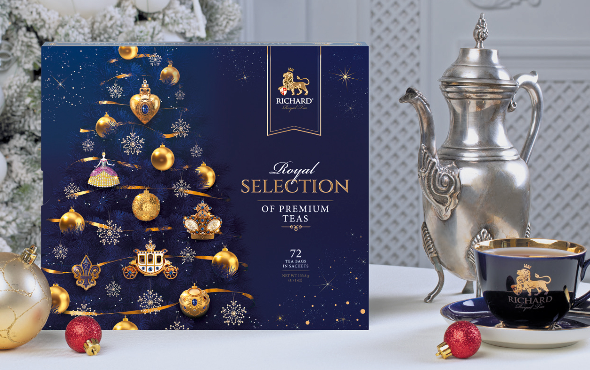 Royal selection of premium teas. Ричард набор. Richard чай ассорти Royal selection 72 саше:8.