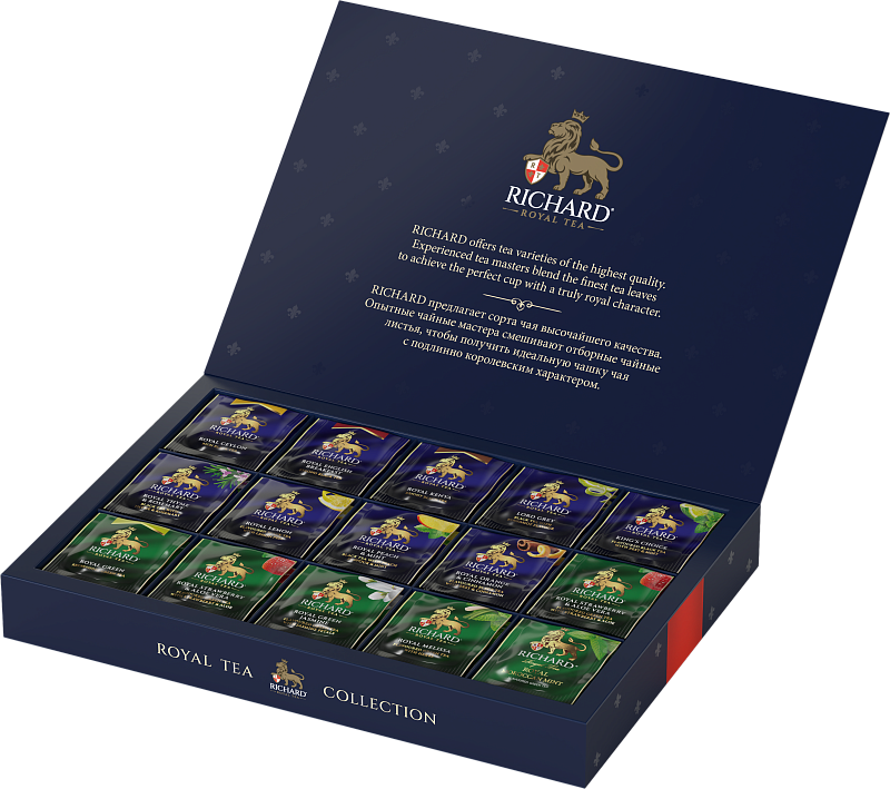 Чай Ричард в подарочной упаковке Royal Tea Collection 120 саше | Richard