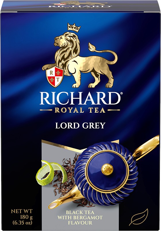 Richard black tea with bergamot Royal Earl Grey 180 grams | Richard Tea